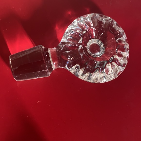 Baccarat Crystal made in France signee empty bottle 750 ML size . Price FIRM - Picture 7 of 10